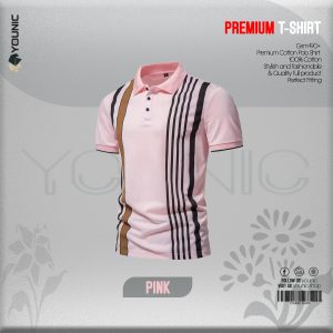 Premium Cotton Polo Shirt PINK