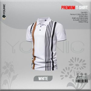 Premium Cotton Polo Shirt WHITE