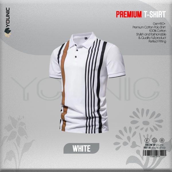 Premium Cotton Polo Shirt WHITE