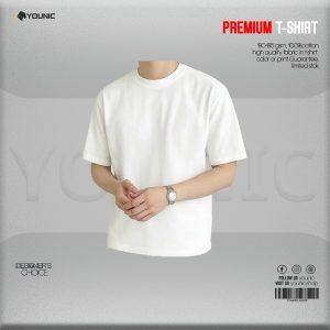 Drop Shoulder T-Shirt For Men WHITE