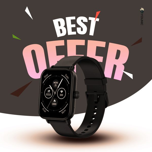 COLMI P81 Bluetooth Calling Smart Watch – Black